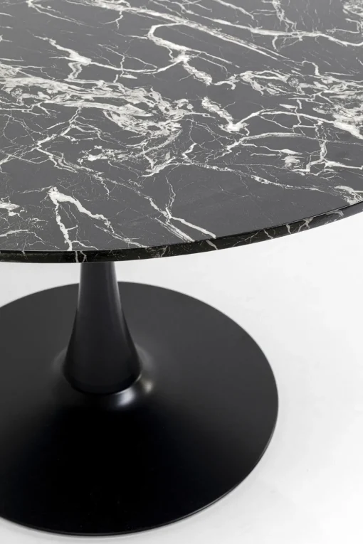 KARE Tisch Schickeria Marmor Schwarz 110cm Outlet