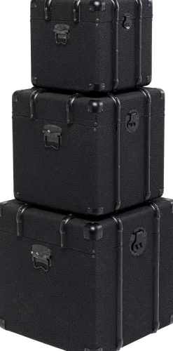 KARE Truhe Voyage Schwarz (3/Set) Sale