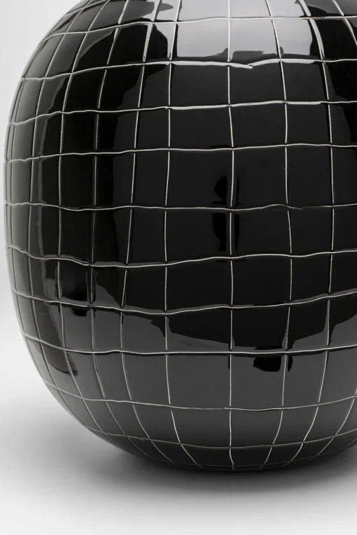 KARE Vase Black Mesh 26cm Clearance