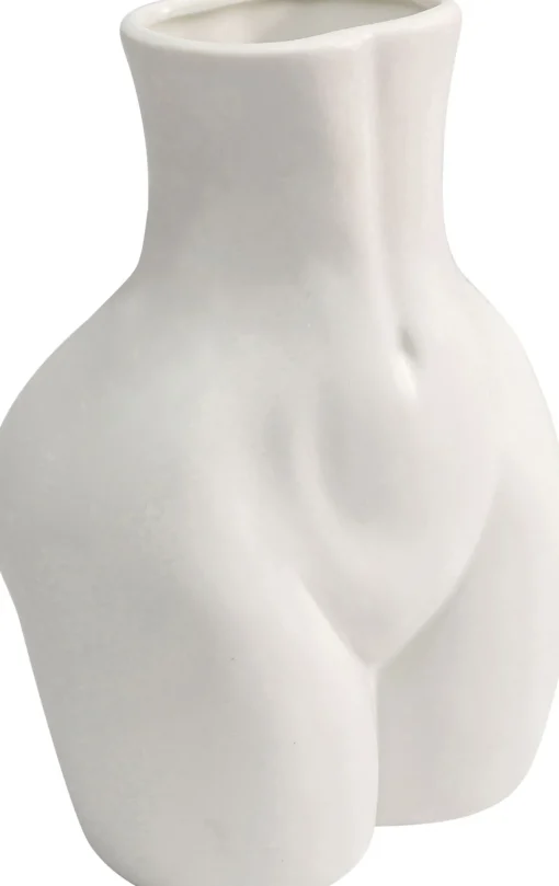 KARE Vase Donna Weiß 22cm Hot