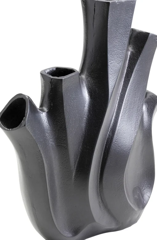 KARE Vase Flame Schwarz 29cm Clearance