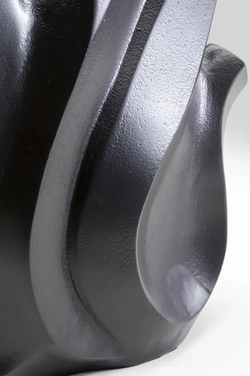 KARE Vase Flame Schwarz 29cm Clearance