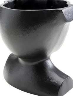 KARE Vase Rostro Schwarz 17cm Outlet