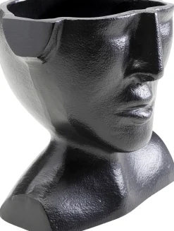 KARE Vase Rostro Schwarz 17cm Outlet