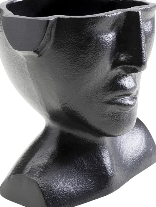 KARE Vase Rostro Schwarz 17cm Outlet