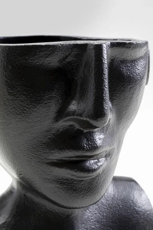 KARE Vase Rostro Schwarz 17cm Outlet