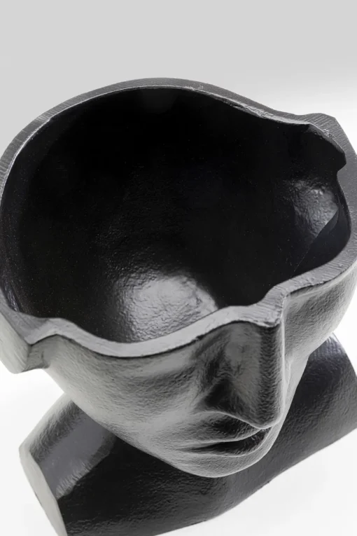 KARE Vase Rostro Schwarz 17cm Outlet