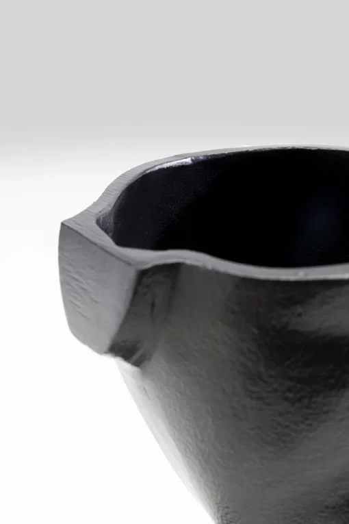 KARE Vase Rostro Schwarz 17cm Outlet
