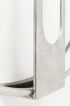 KARE Wanduhr Clip Silber Ø60cm Discount
