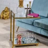 KARE Wasserglas Diamond Gold Rim Clearance