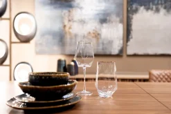 KARE Wasserglas Diamond Gold Rim Clearance