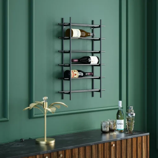 KARE Weinregal Cape Town Schwarz 45x68cm Hot